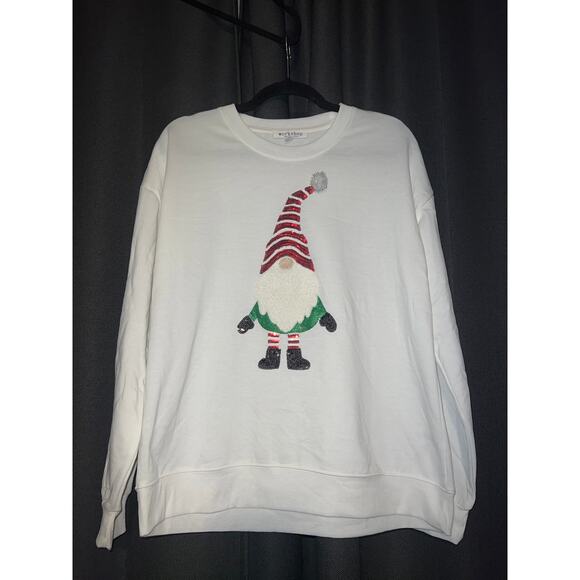 Ugly Christmas Sweater Sweaters - Ugly Christmas Sweater Xmas Sweatshirt Crewneck Size Large Gnome